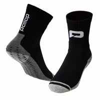 pallap Regular Padel Socks with Grip - Black