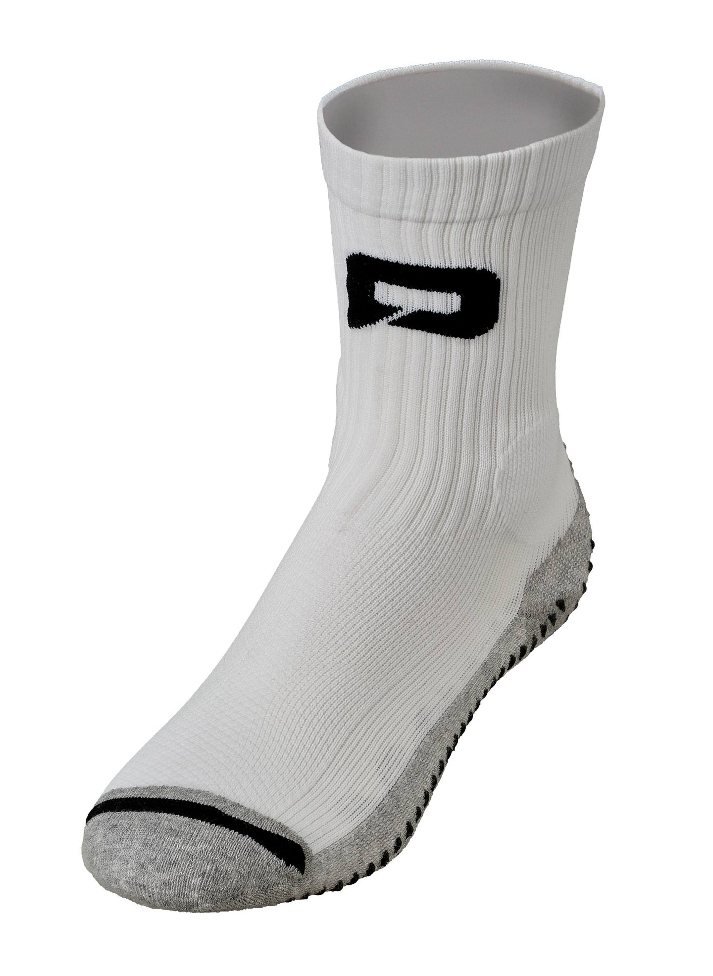 pallap Regular Padel Socks with Grip - White